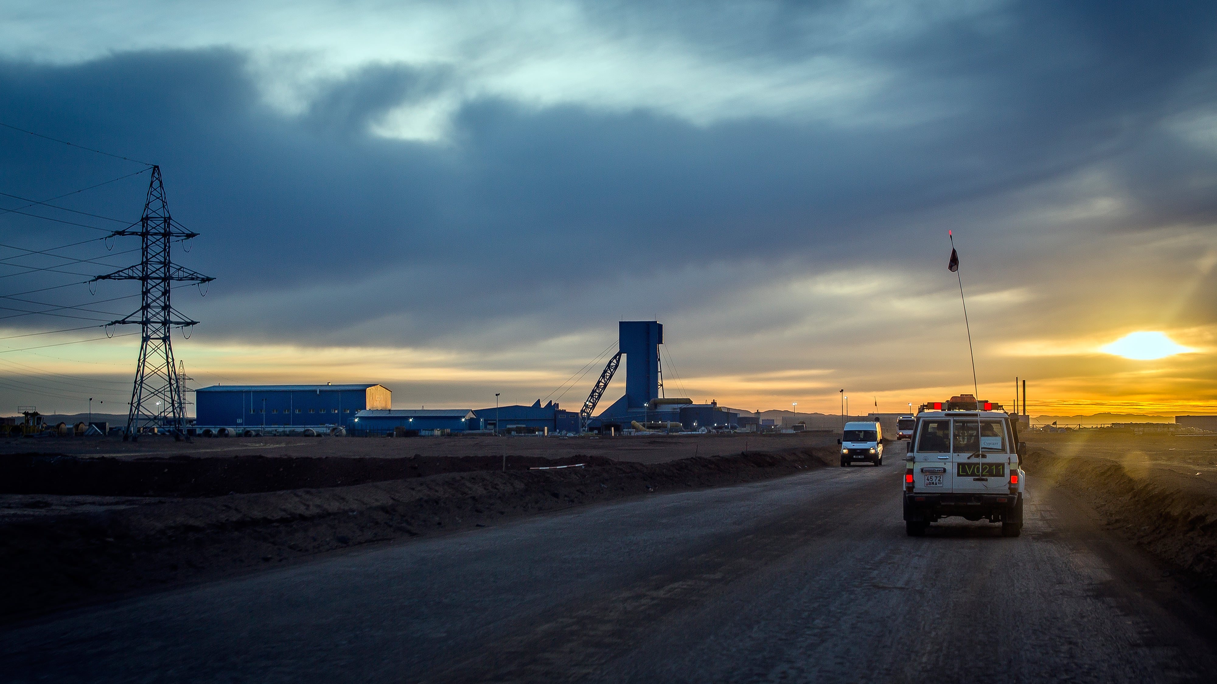 Sunset at Oyu Tolgoi