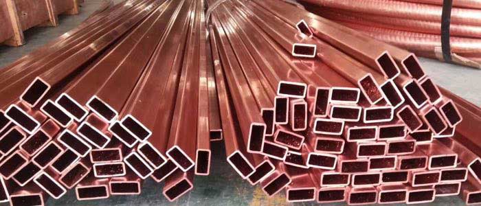 Rectangular shape copper tube