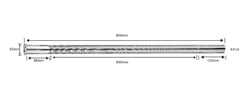 G32800 Stainless Steel Corrugated Tube