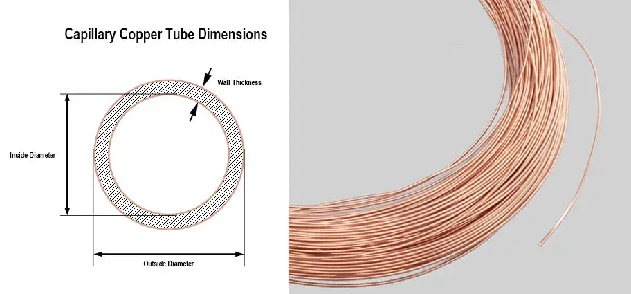 Size Introduction of Copper Capillary Tube